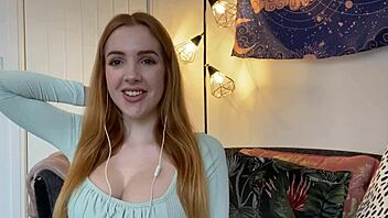redhead scarlett jones spills her wild porn experiences on podcast!
