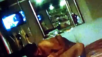 motel ex gives sloppy blowjob sucking balls deep