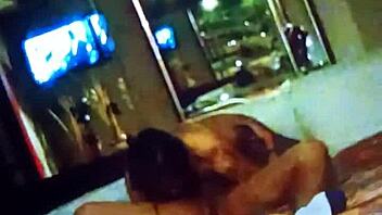 motel ex gives sloppy blowjob sucking balls deep