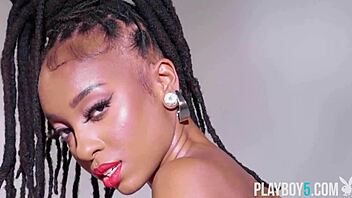 wanna watch this ebony teen beauty strip her chocolate curves teasingly slow?