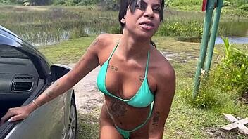 Fiz Putaria Gostosa Amigos No Mato Sem Camisinha Gozou Dentro Completo