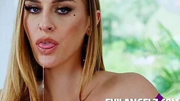 Airtight milf angel youngs chocolate pounding