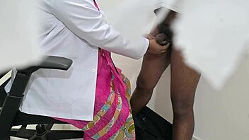 doctor lady can't resist patient's huge cock checkup 🔥