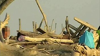 girlfriend sucks my cock on public beach full of strangers misscreamy voyeur hidden cam