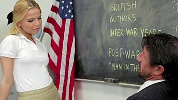 real teen pornstar rides hard in uniform 🔥😈