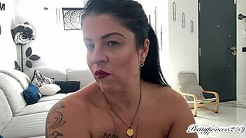 Wet Curvy Latina Milf Farts in Chocolate Big Ass Tease