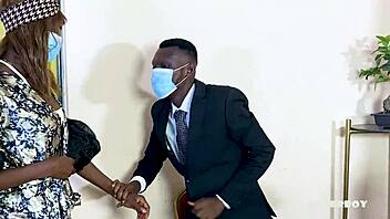 office lover steals kisses from tempting secretary desk