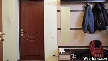 petite teen enjoys oral from her horny boyfriend intimately