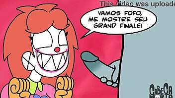 goth clowns dive into cartoon fun and wild play