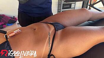 paid for tattoo with my smooth shaved pussy honey