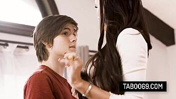 Sofie Marie chats about her bent over fun with a new American partner