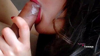 sucking cock for grades ends in hot mouth cum