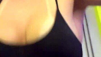 In my building gym neighbors stare at wet pussy hard nipples