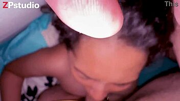 Latina Slut Sucks Cock Swallows Huge Cum Load