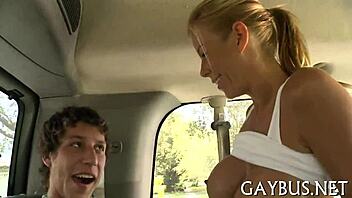 Intimate POV bareback blowjob pleasures eager gay partner