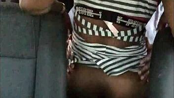 WOW, EBONY MILF'S BIG ASS GETS RIPPED IN HARDCORE CAR SEX TAPE!