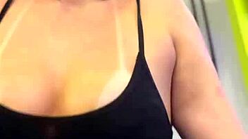 In my building gym neighbors stare at wet pussy hard nipples