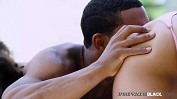 Anya Krey and Scarlett Devour First Massive Black Cocks Beachside