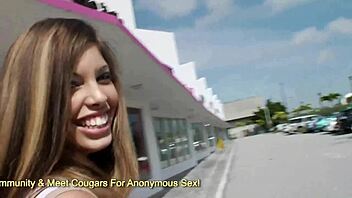 Skinny babe Morgan Dayne gags on cock then rides