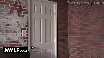 naughty housewife secretly rides tenant's throbbing cock like a wild slut!