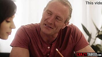 Kinky big dick pounds teen aria valencia's first blowjob chore!