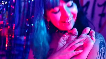 redhead femdom forces brunette slave into small feet tickling submission