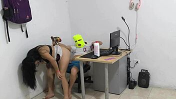 dirty neighbor begs for cock acting like a snail