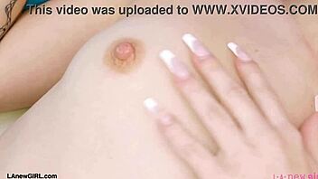 Striking Redhead Teases Sexy Petite Body In Casting