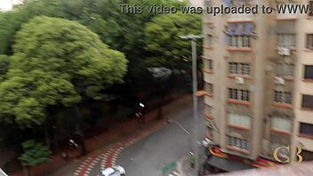 hot hotel slut bangs door craving thick milk load