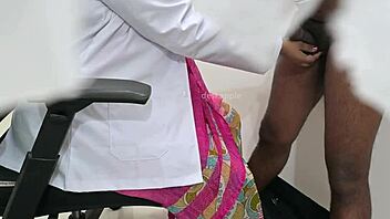 doctor lady can't resist patient's huge cock checkup 🔥
