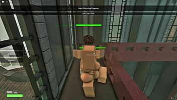 Fucking sexy mother-in-law hard in roblox mansion