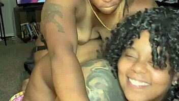 WOW, Sexy Lesbians Finger Strapon Tribbing Wild!