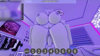 She begged me to fill her up with cum this time in Roblox