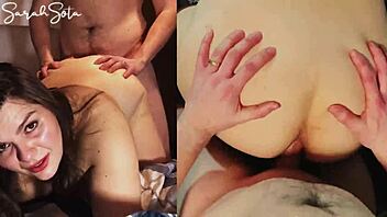 Her Tight Ass Begs For Mercy During Brutal Hard Anal Pounding Splitscreen