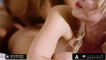 Fantasy Lesbian Massage Compilation Threesome 69 Facesitting Orgasms