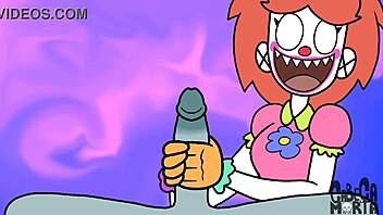 goth clowns dive into cartoon fun and wild play