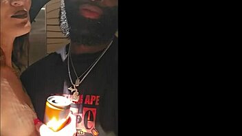 Backshots from wild interracial group