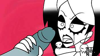 goth clowns dive into cartoon fun and wild play