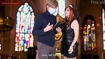 i atone sins as sinful nun blessed hot
