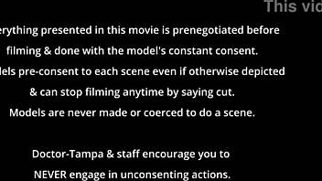 Behind the scenes with Carmen Valentina: blindfolded petite choking on cock in latex gloves! 😈🔗