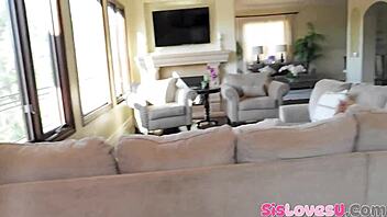 Sweet babe reveals dripping wet pussy closeup