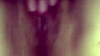 super horny latina milf fingers her dripping big pussy