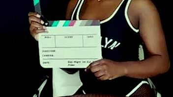 ebony slut shakes with fear trying first anal stretch