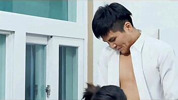 Korean school mistress bends over for passionate doggystyle