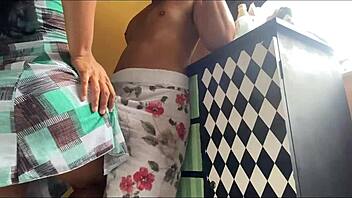 my wife's friend stripped panties and begged me to fuck her shaved pussy deep