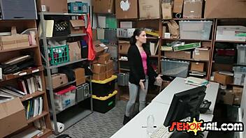 Bend over that desk and fuck to escape jail, Bobbi Dylan!