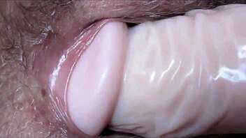 Can this huge dildo stretch my wet pussy to orgasm?