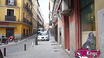 daniela nerea bares it all shocking madrid streets with public flash