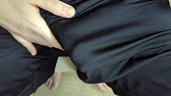 soft shorts rubbing pussy no underwear masturbation tease closeup