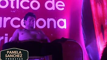 Pamela Sanchez hooks up with fan for wild public fun